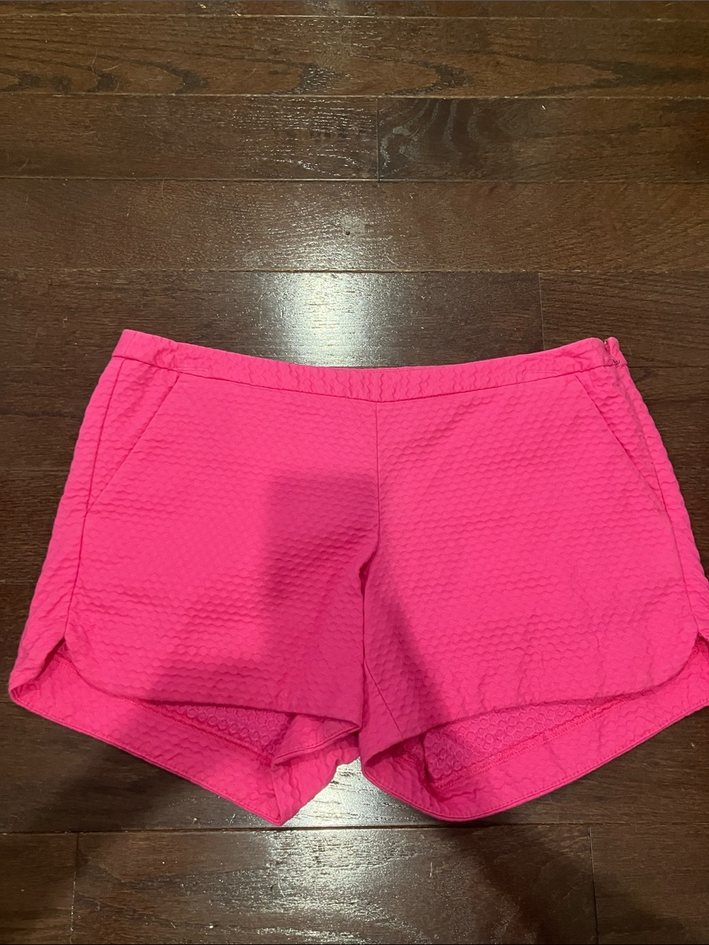 Lilly Pulitzer Hot Pink Textured Athletic Shorts